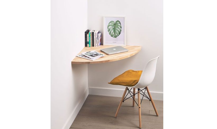 مدل میز دیواری چوبی لپ تاپ