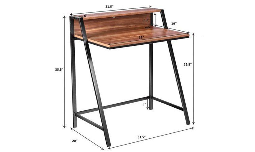 اندازه استاندارد میز لپ تاپ