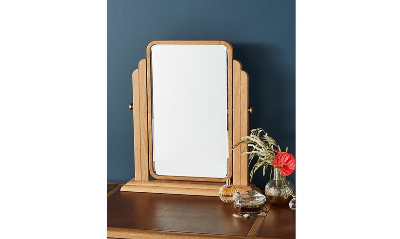 عکس آینه مدرن چوبی