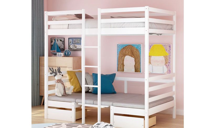 مدل تخت خواب دوطبقه ساده کودکان