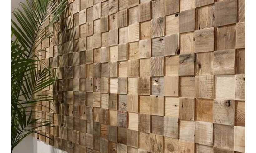 عکس دیوار مدرن با چوب