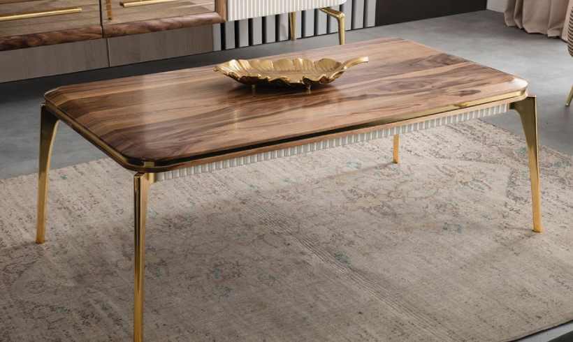 مدل میز art deco چوبی
