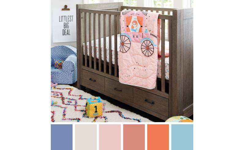 ترکیب رنگ برای اتاق بچه