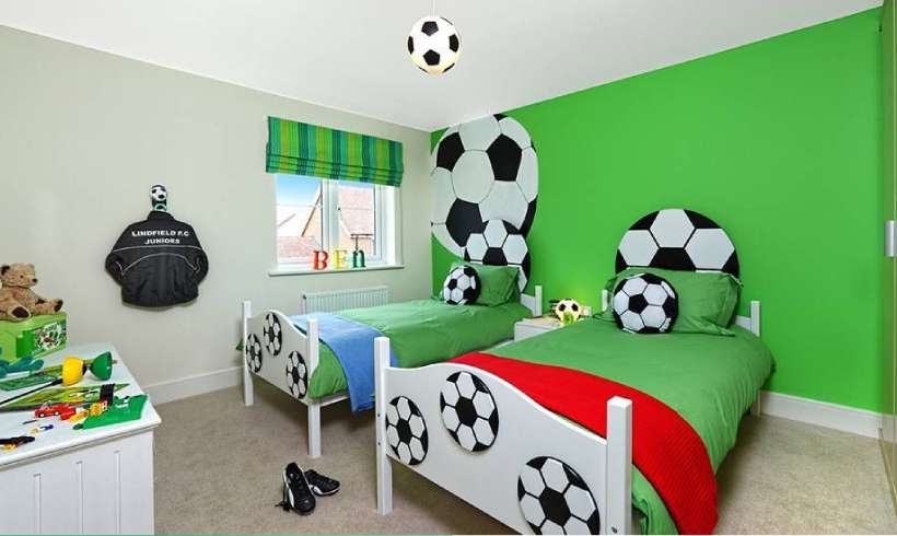50 ایده و مدل دکوراسیون اتاق پسرانه فوتبالی + عکس - مجله دکونیوز