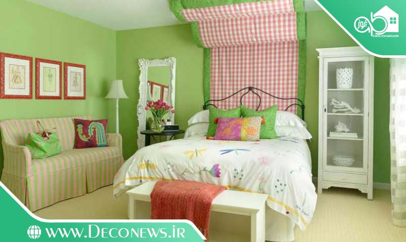 تزئین رنگی اتاق نوجوان دختر