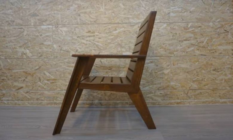 آموزش ساخت صندلی با پالت چوبی