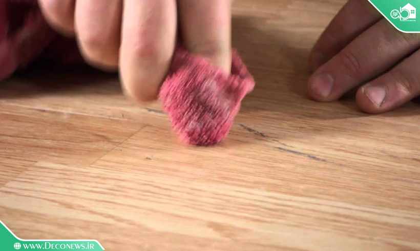 از بین بردن لکه های رنگ از کفپوش لمینت