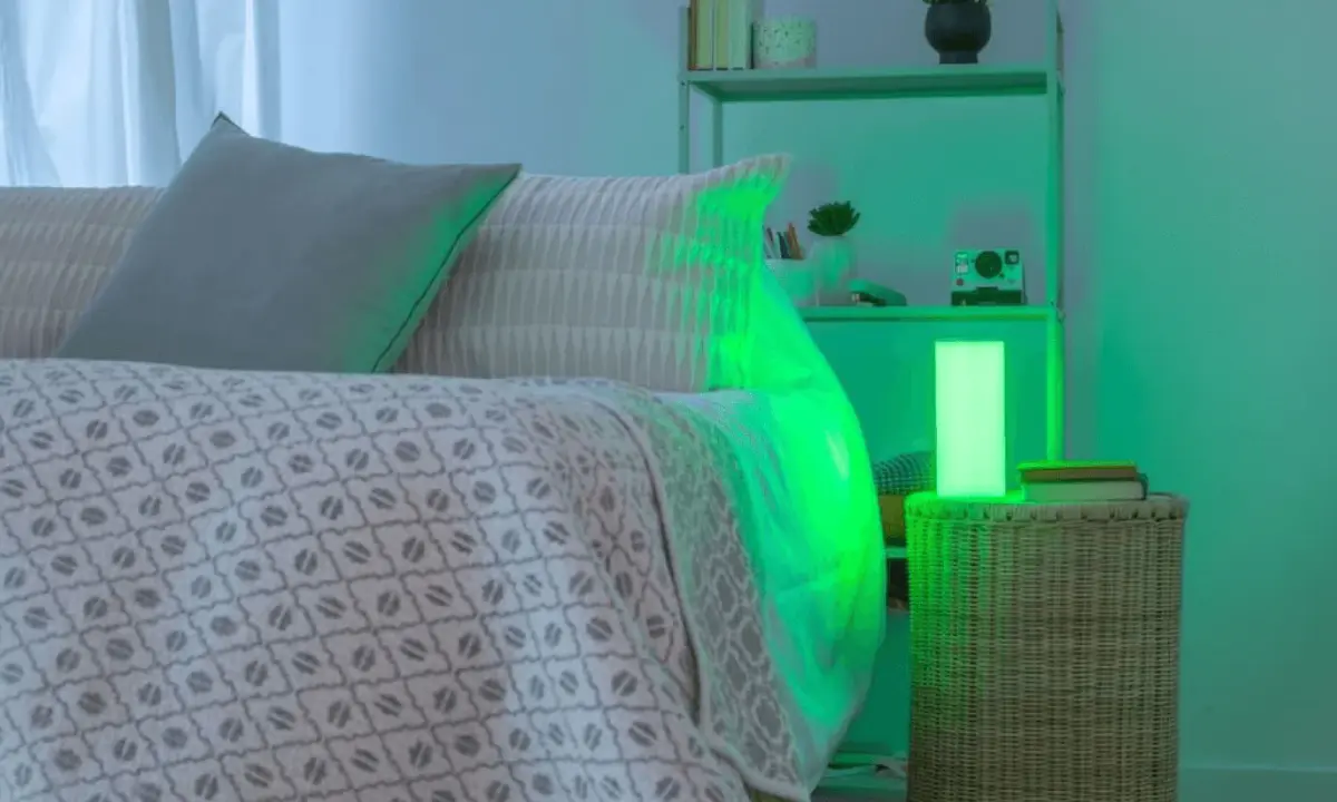 نور سبز برای لامپ اتاق خواب