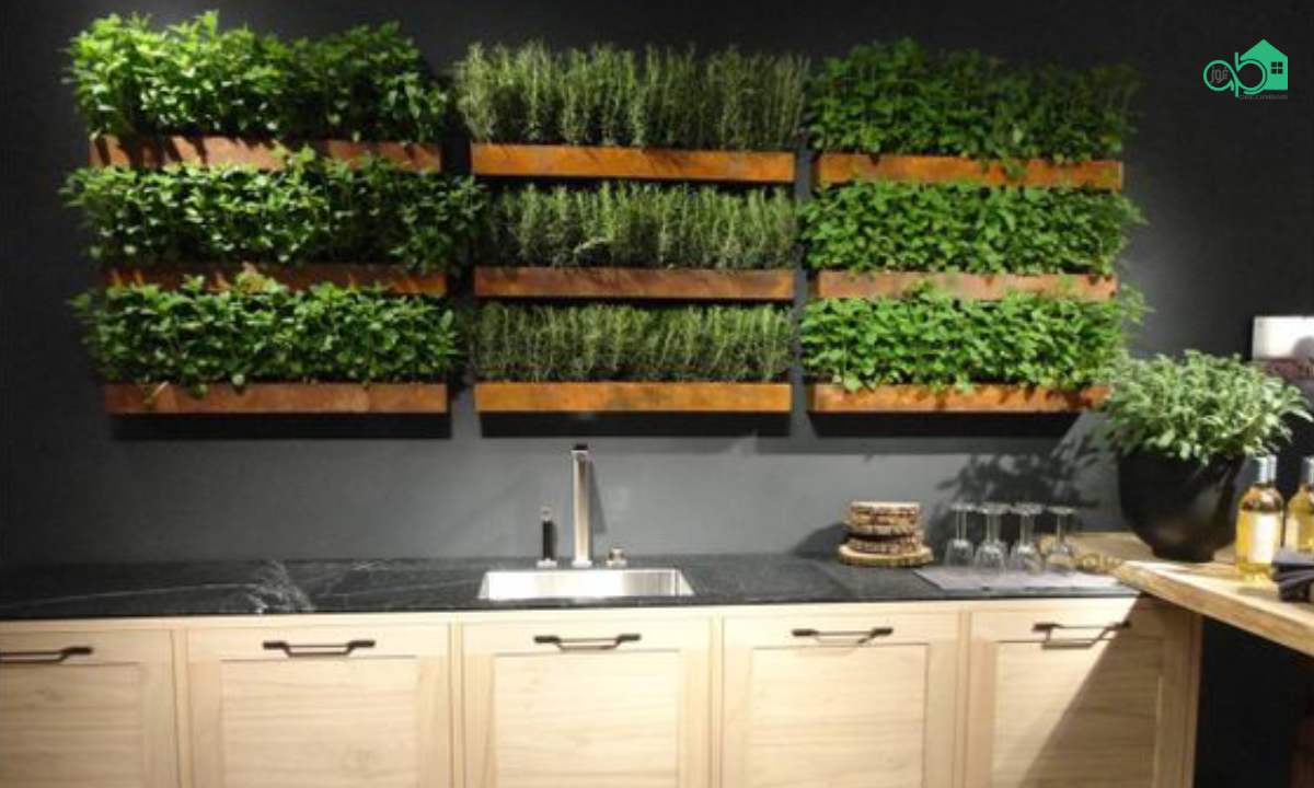 ایجاد دیوار سبز در آشپزخانه
