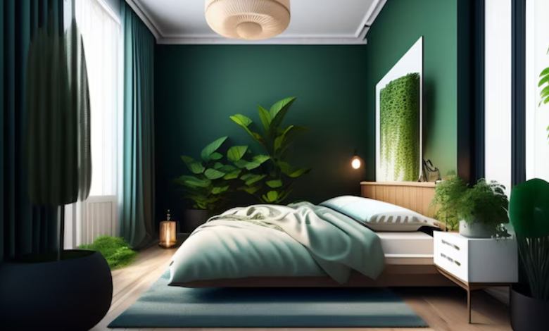  مدل دکوراسیون اتاق خواب با گل و گیاه