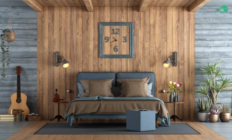 مدل اتاق خواب پسرانه بزرگسال با چوب
