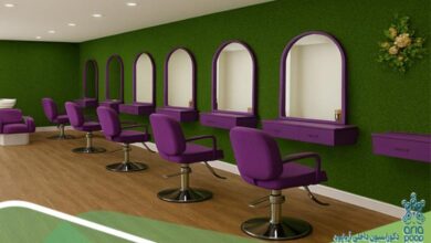 دکوراسیون ارایشگاه زنانه با کمترین هزینه